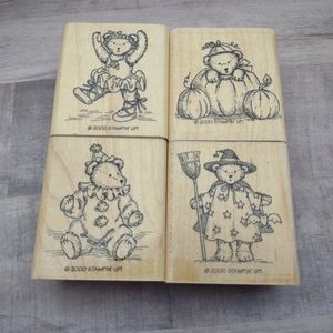 Teddy Bears Stampin' Up Rubber Stamps